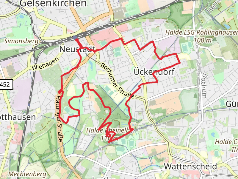 Bochumer Strasse and Hermann Kusch Weg