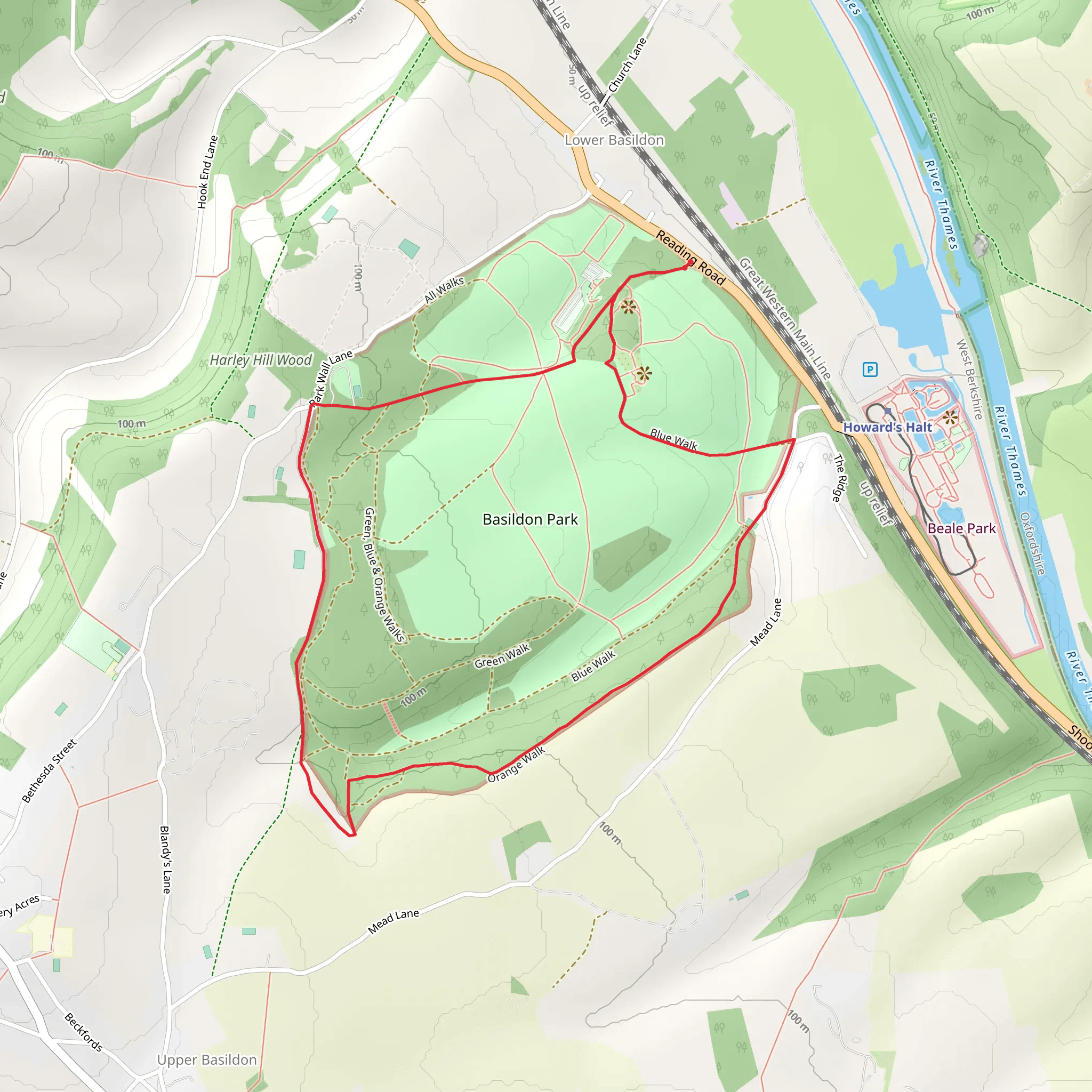 Basildon Park Loop | West Berkshire | England