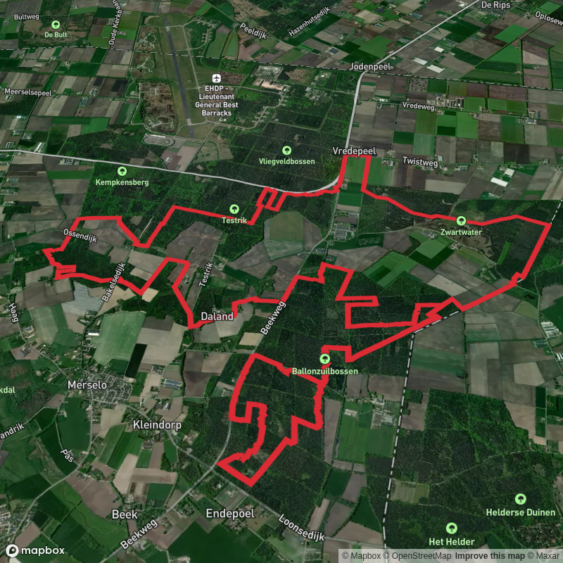 Laagheide, De Ballonzuil and De Kleeverenberg Loop