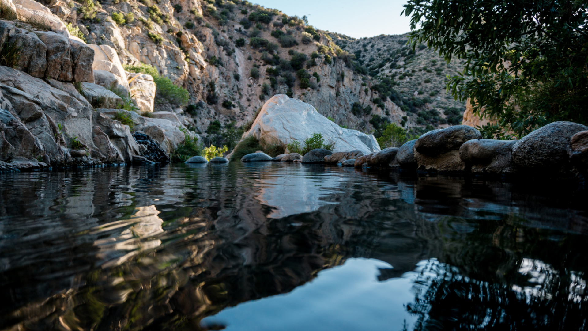 An image depicting the trail Deep Creek via Pacific Crest Trail and its surrounding area.