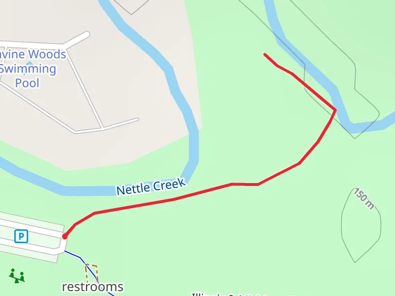 Nettlr Creek - Gebhard Woods State Park