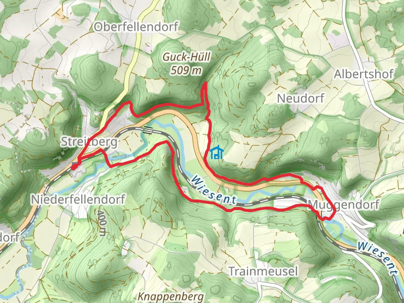 Wiesent via Leo Jonst Weg and Oberjaegermarter