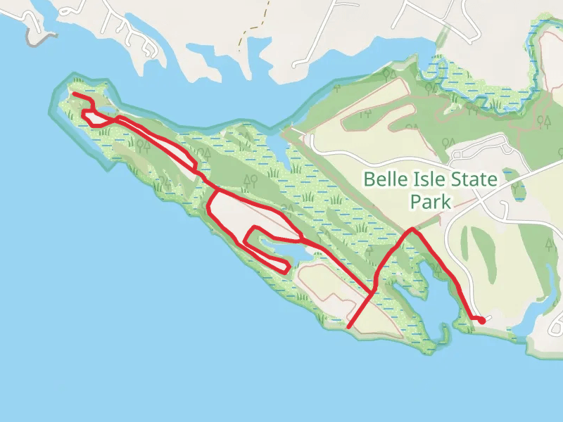 Watchhouse Trail, Brewer's Trail and Neck Fields Trail LoopOut and Back