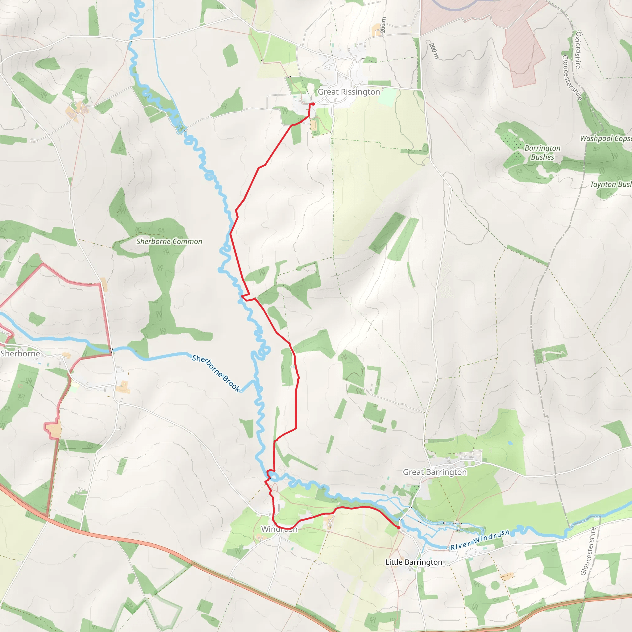 Great Rissington to Windrush Walk | Gloucestershire | England