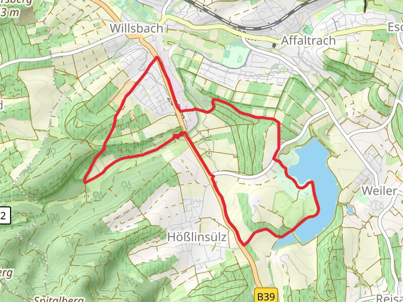 Obersulm and Breitenauer See Loop