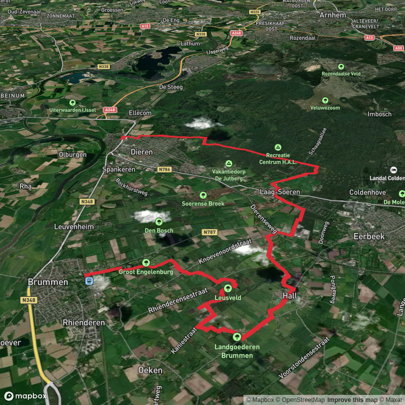 Brummen to Dieren via Leusveld and Schaddeveld