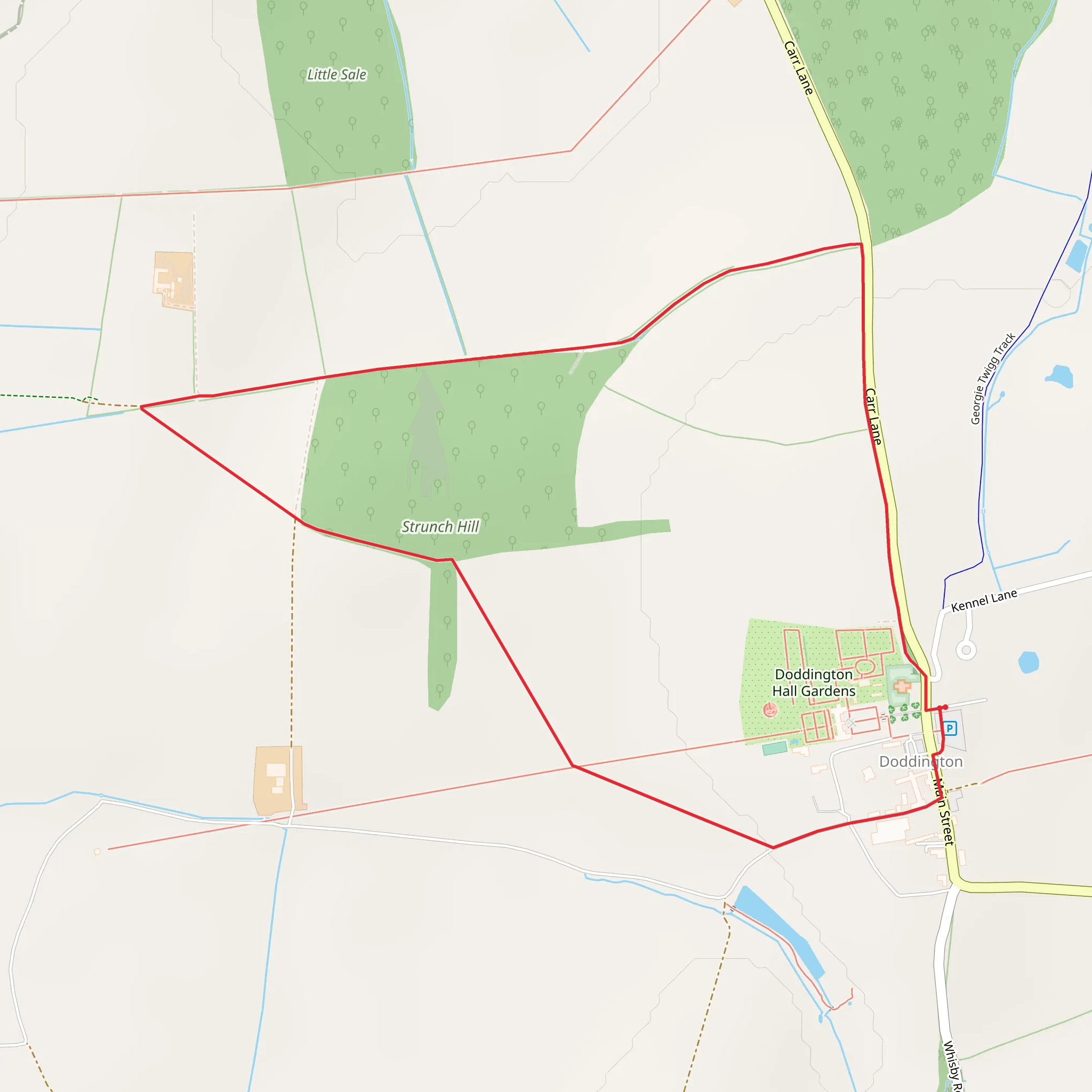 Doddington Loop mobile static map