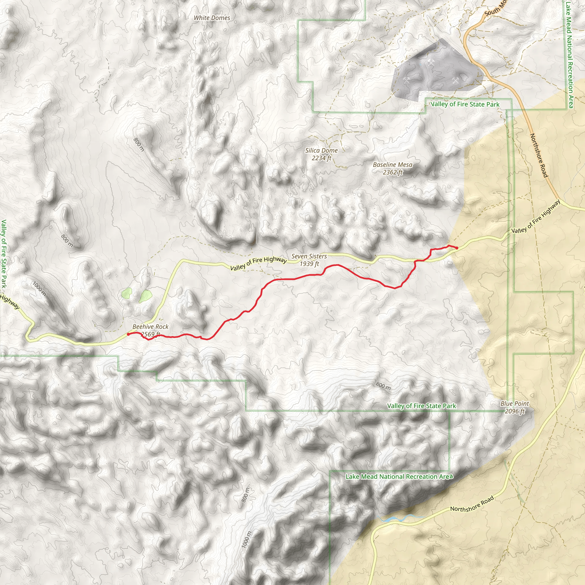 Old Arrowhead Road Walk mobile static map