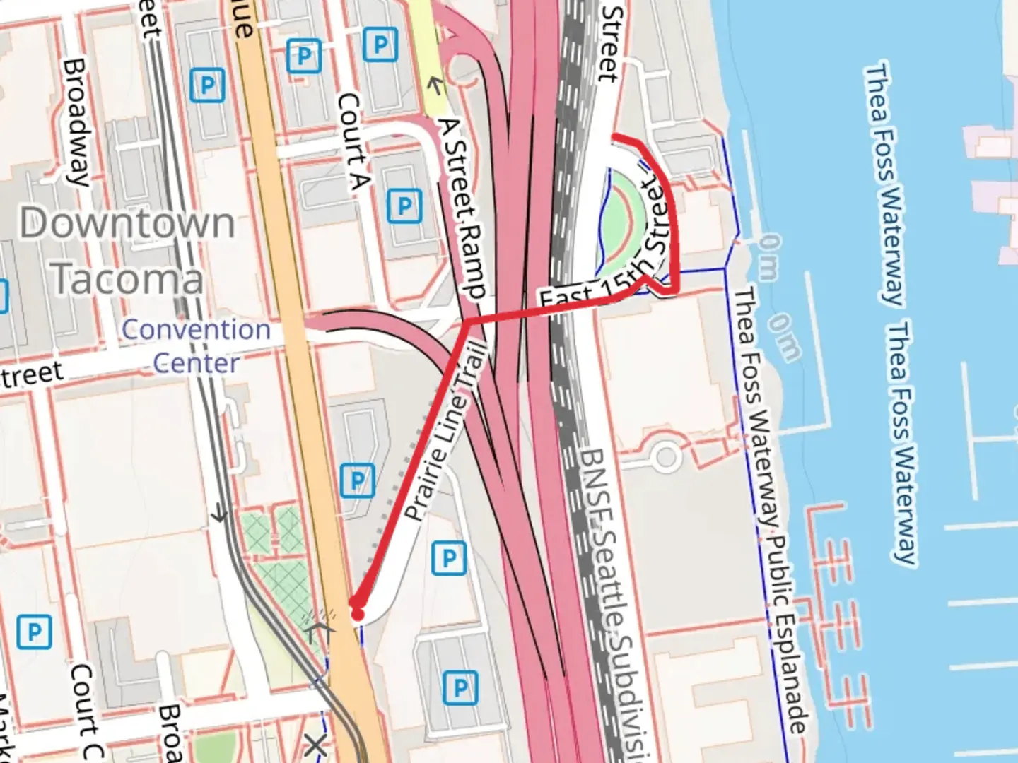 An image depicting the trail Prairie Line Trail and its surrounding area.