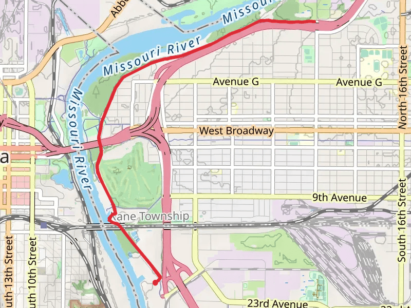 American Discovery Trail and Lewis and Clark Trail - Nebraska Avenue