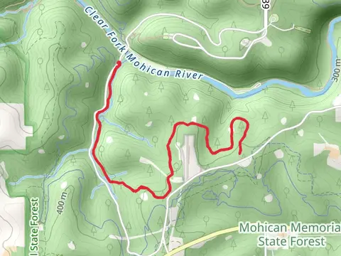 Hog Hollow Trail from Park Road 58