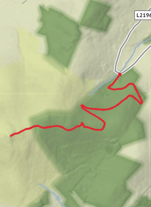Croghan from the Goldmines river mobile static map