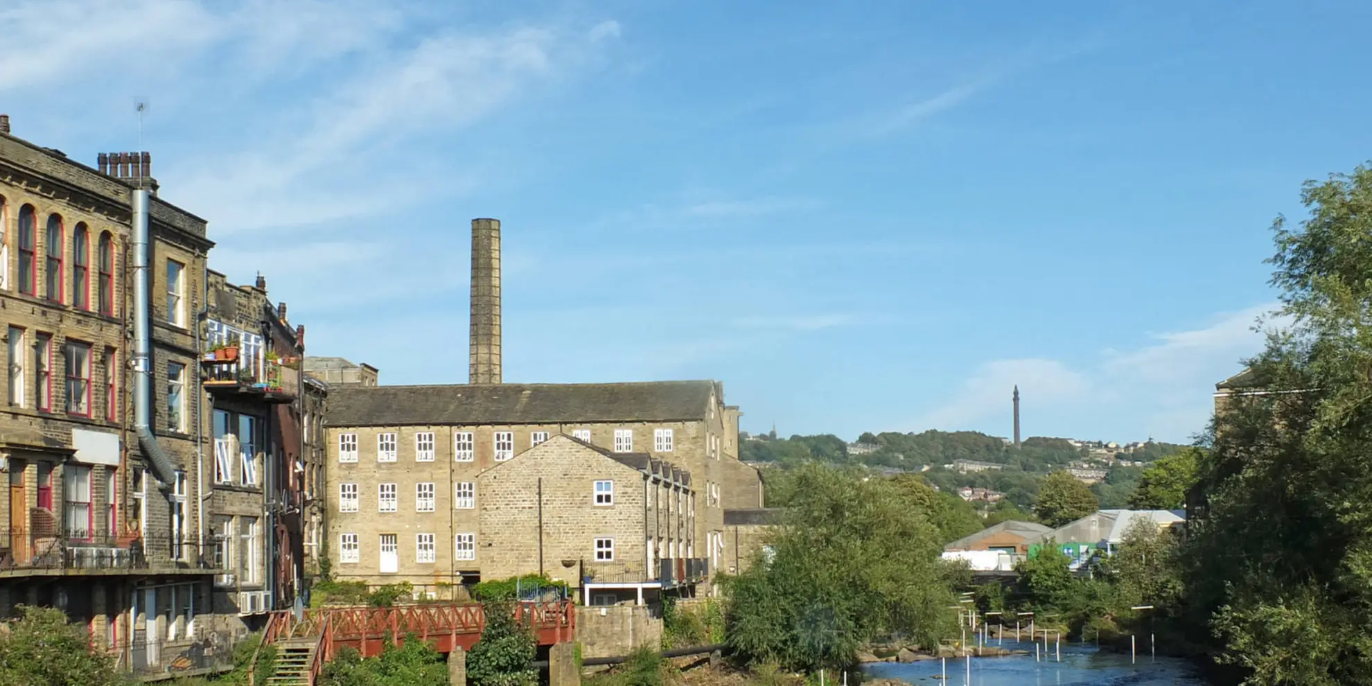 An image depicting the trail Sowerby Bridge and Norland Moor and its surrounding area.