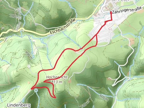 Lindenberg and Hochgericht Loop via Sankt Peter