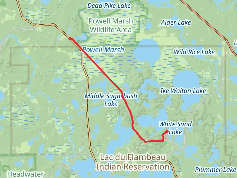 Sherman Lake to Babidosh Lake