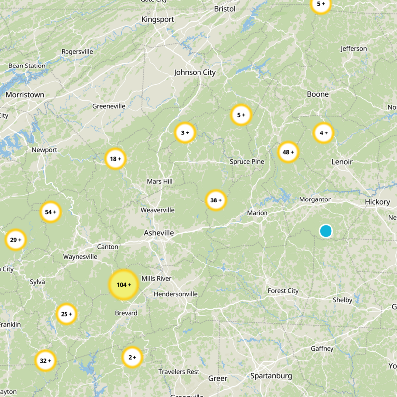 Yancey County Static Map