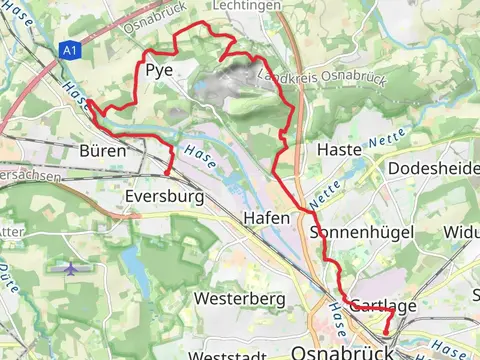 Osnabruck Walk via Steinbruch Piesberg