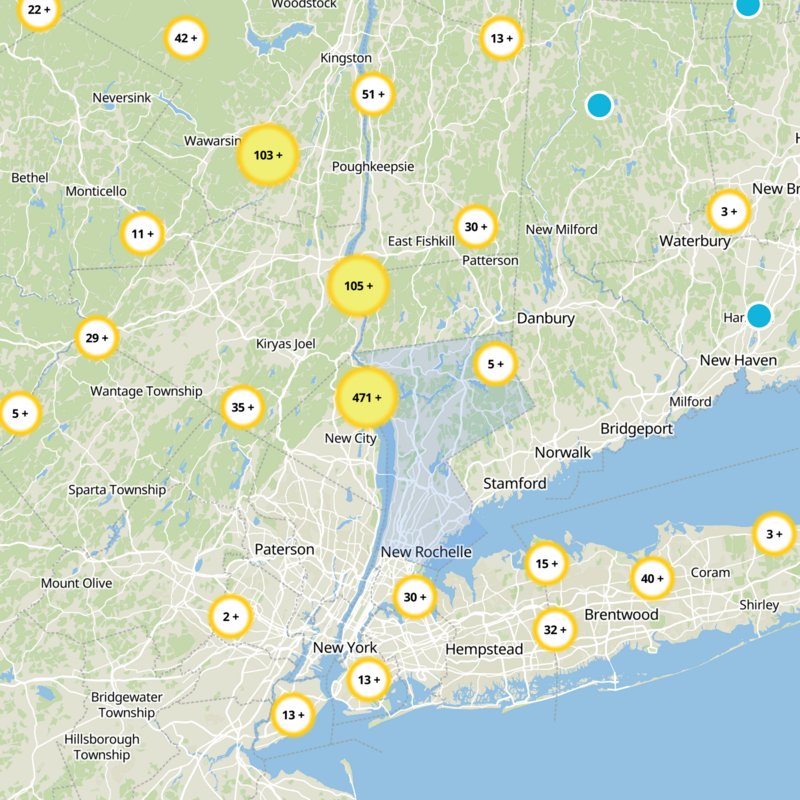 Westchester County Static Map