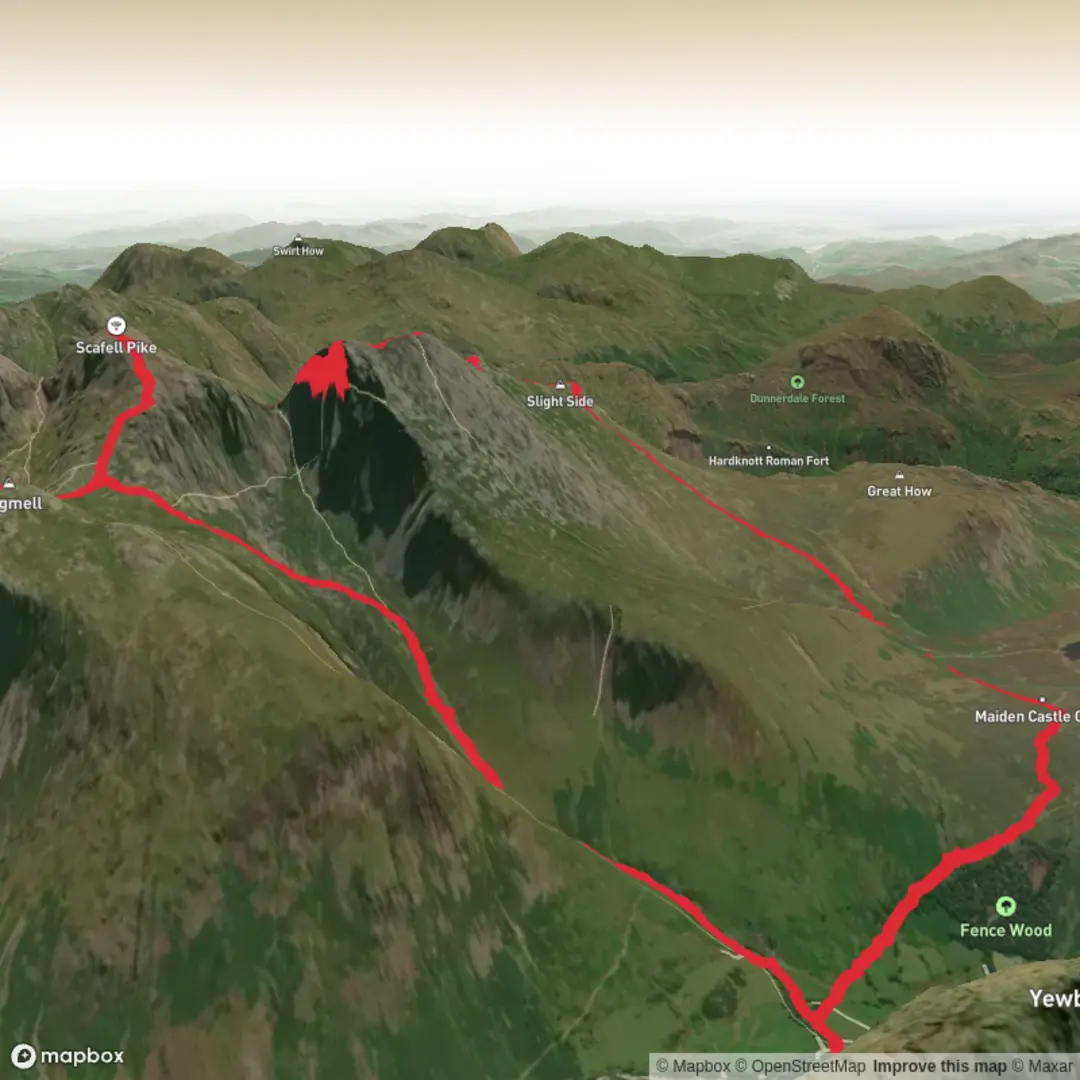 An image depicting the trail Scafel Group and its surrounding area.