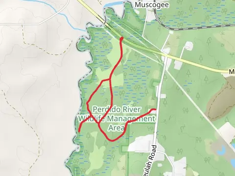 Loop beside Perdido River - Muscogee Road