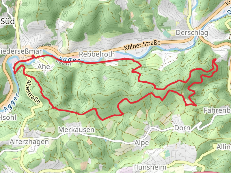 Alleenradweg Aggertalbahn Loop