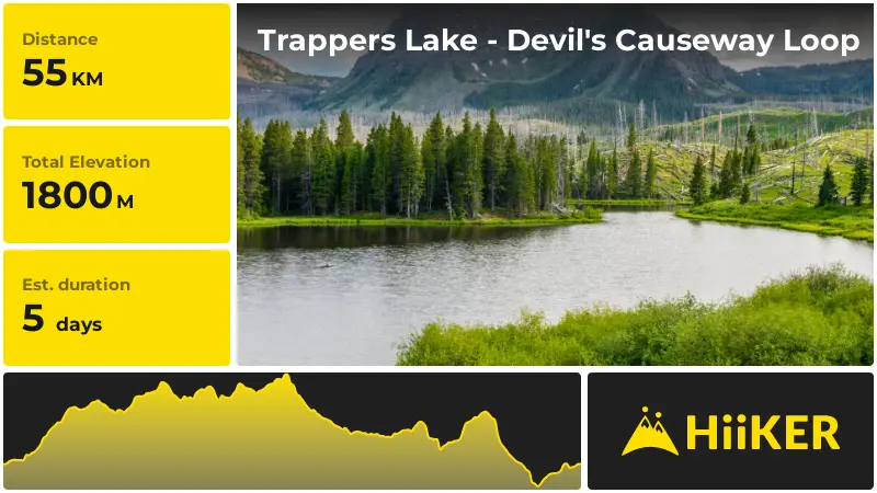 | Trappers Lake - Devil's Causeway Loop