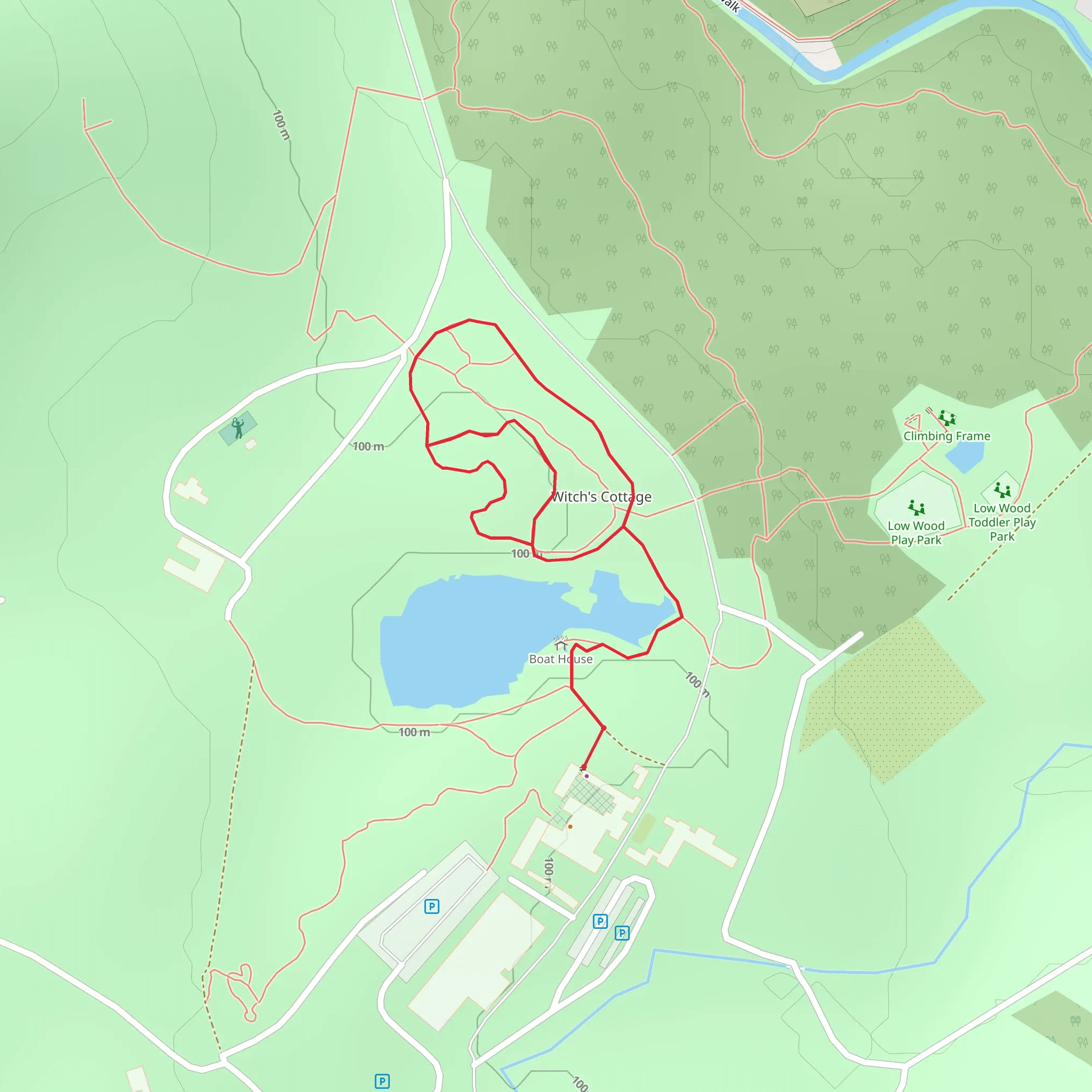 Montalto Estate Lake Walk mobile static map