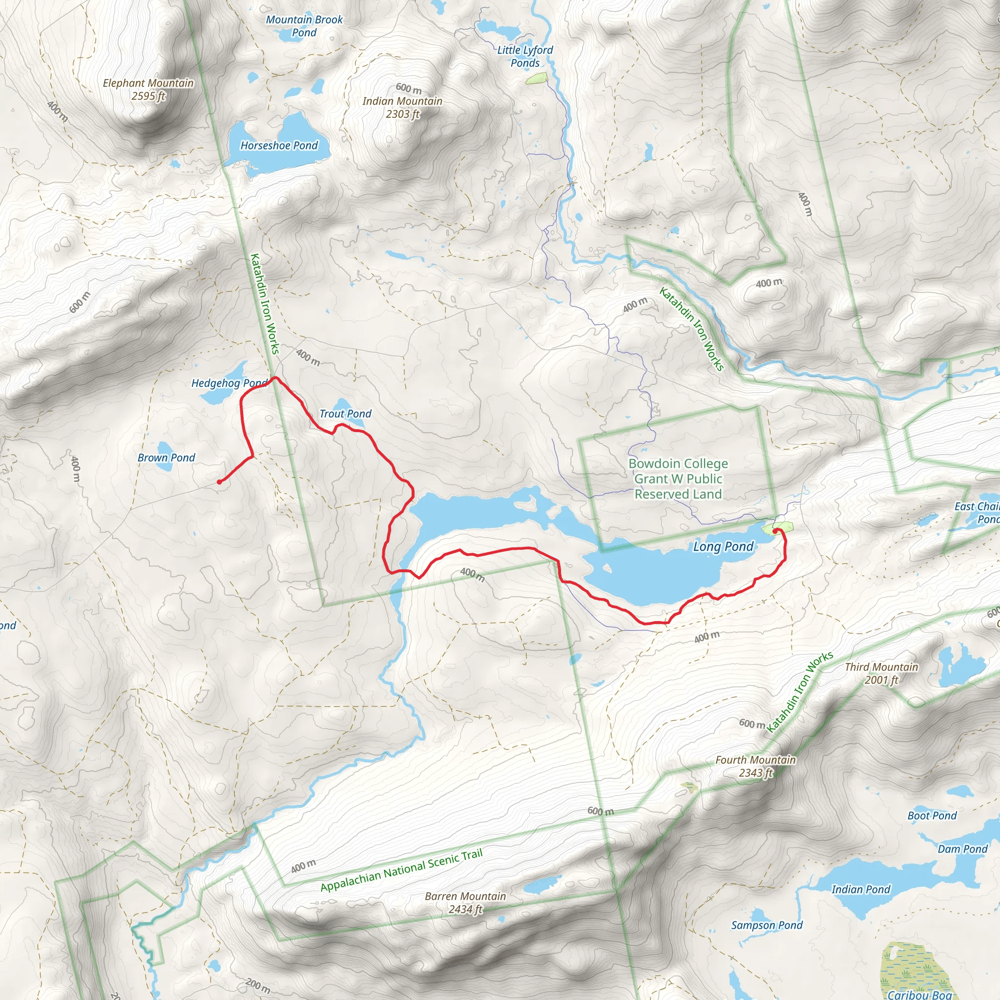 Long Pond Stream and Second Narrows mobile static map