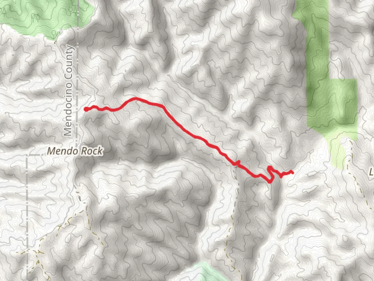 An image depicting the trail Glen Eden Trail and its surrounding area.