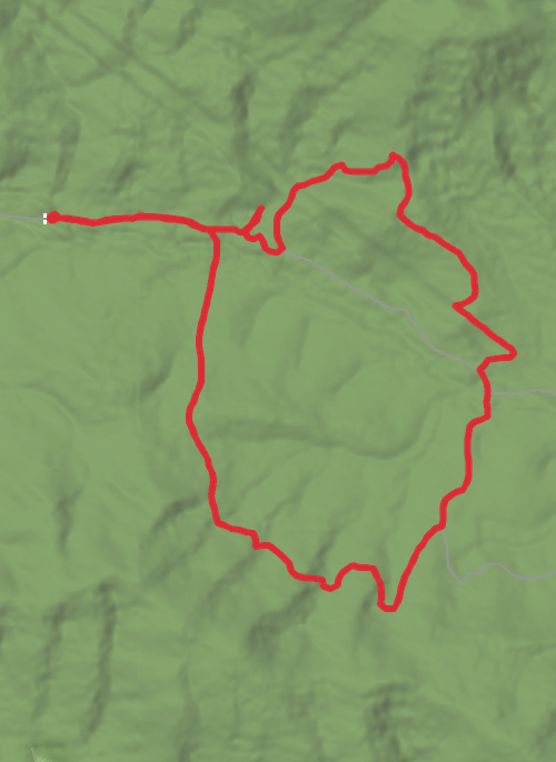 Hike on Nash Creek Loop - Wombat mobile static map