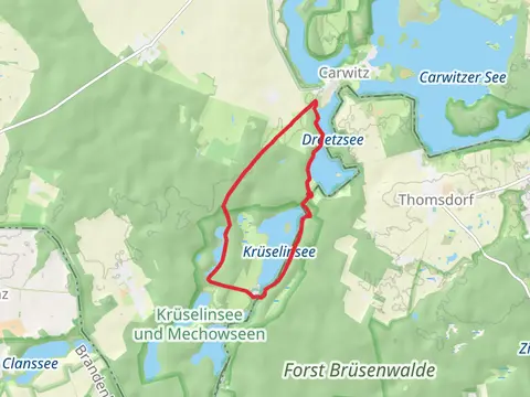 Krueselinsee via Krueseliner Rundweg