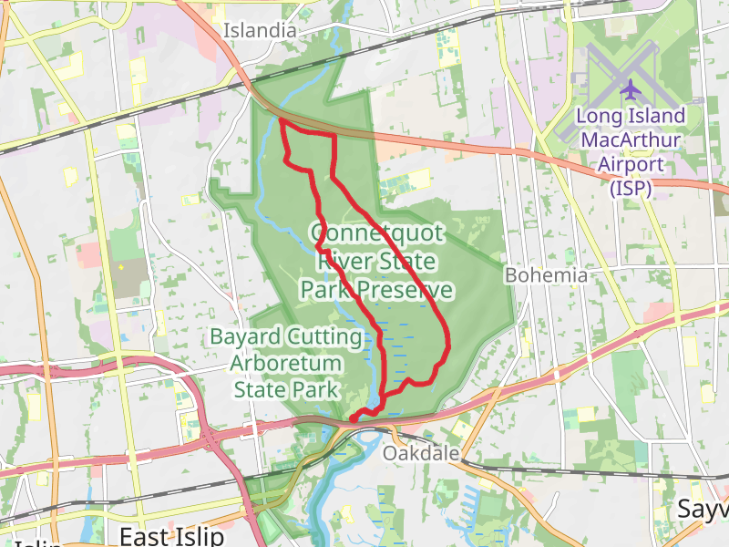 Middle Brook and Connetquot Brook Trail