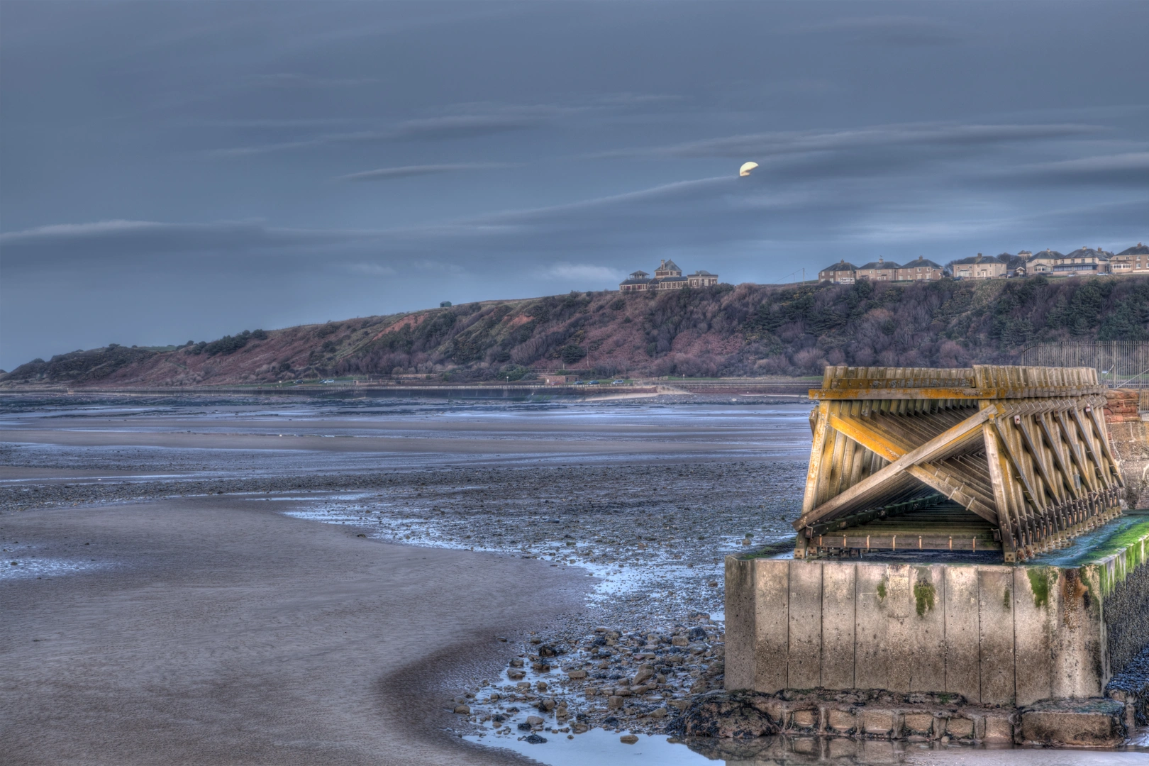 An image depicting the trail Ravenglass to Bowness-on-Solwayvia England Coast Path and its surrounding area.