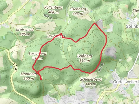 Bruchberg via Obertaler Grenzweg