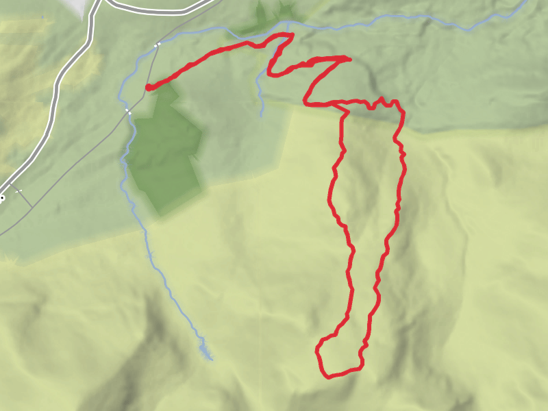 Hike on Trassey car park loop via Luke's Mountain thumbnail