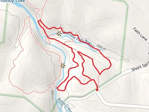 Bobo Creek Trail and Machine Falls Loop Trail White