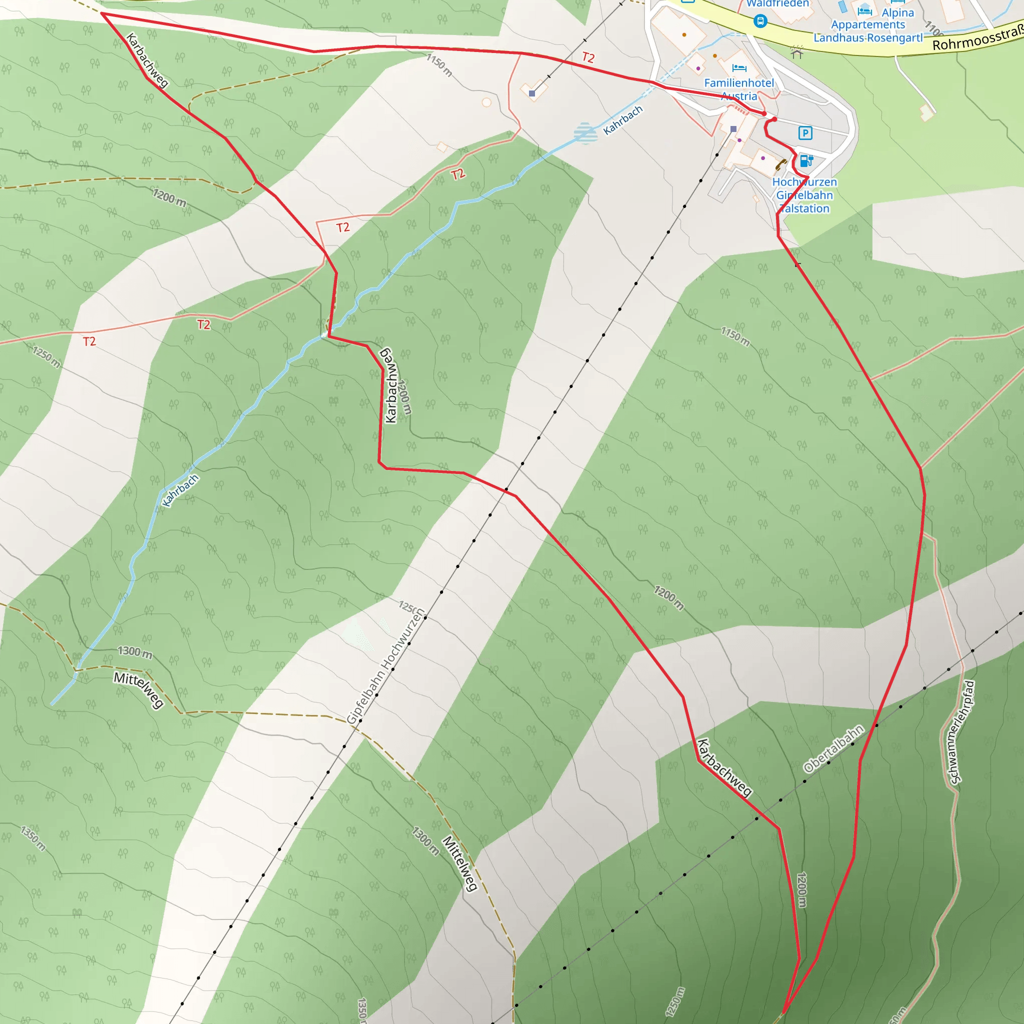 Karbach Walk mobile static map