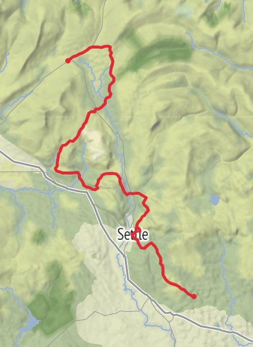 Craven Mountain Biking mobile static map