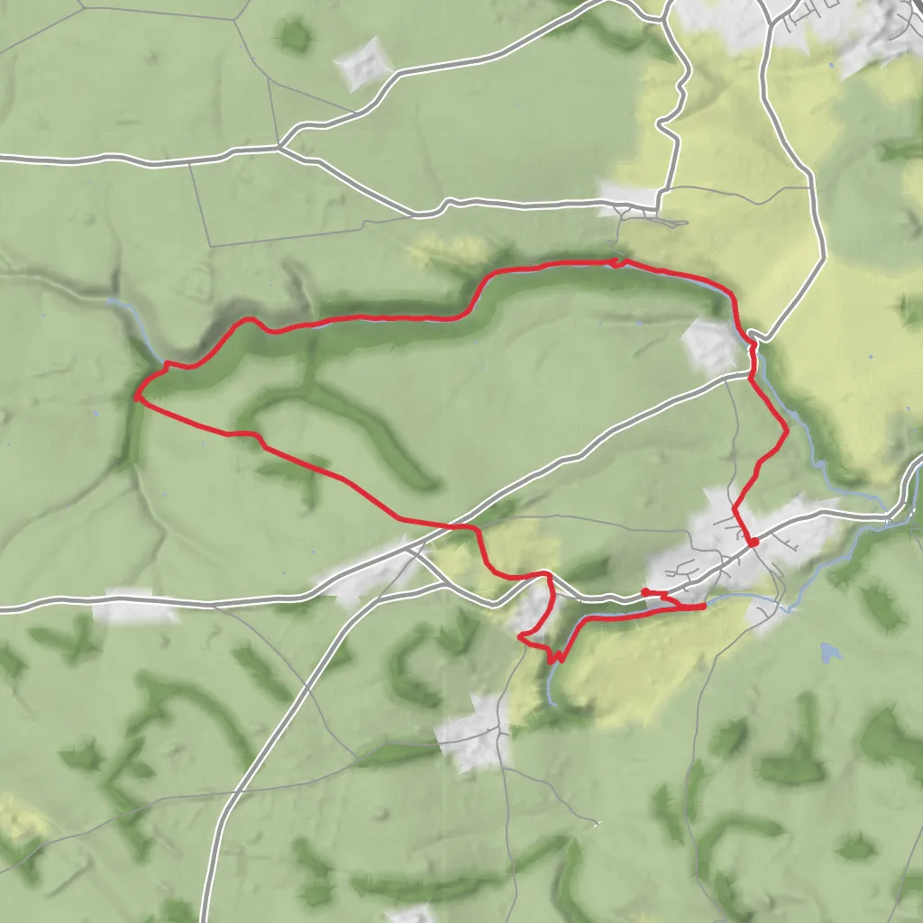 Lathkill Dale - Yougreave Loop mobile static map