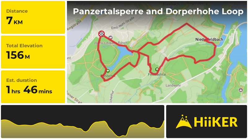 Panzertalsperre and Dorperhohe Loop | Remscheid | Germany