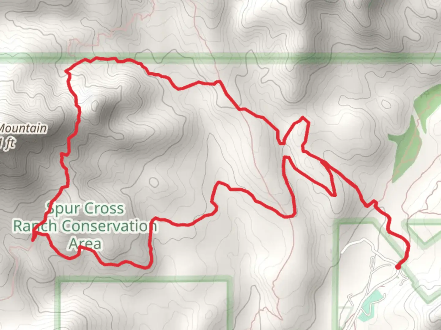 An image depicting the trail Tortuga Trail, Elephant Mountain Trail and Maricopa Trail Loop and its surrounding area.