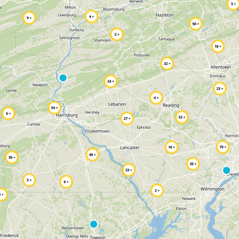 Lancaster County Static Map