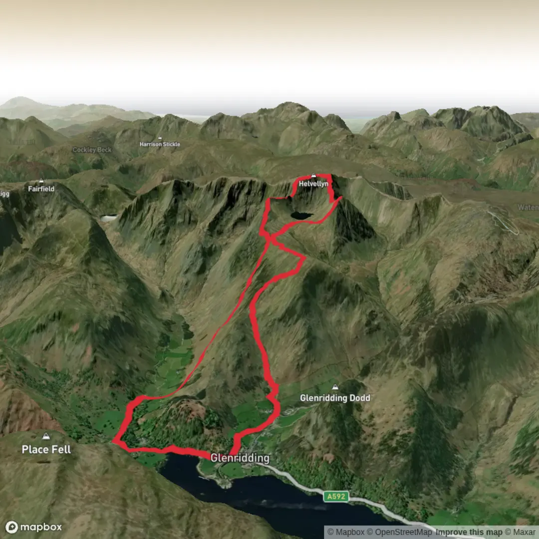 An image depicting the trail Hike from Glenridding and its surrounding area.
