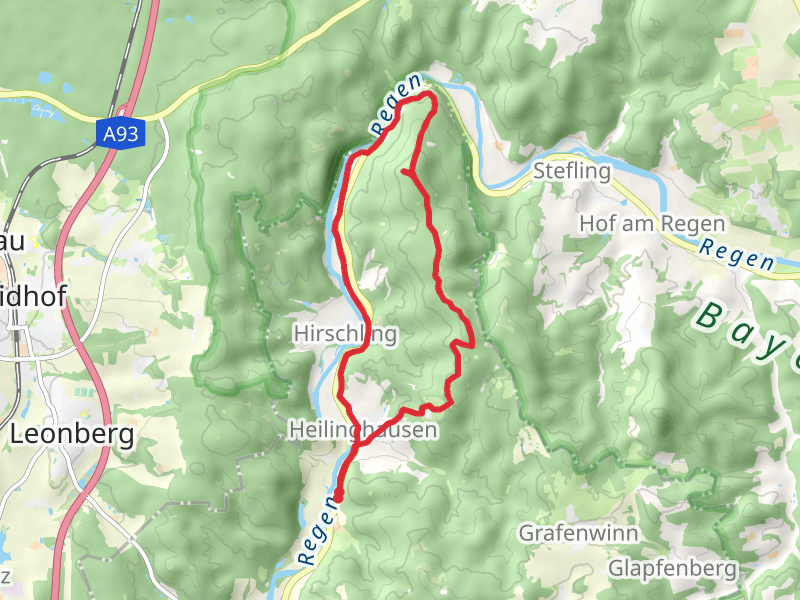Peilstein via Burgensteig and Marienthal