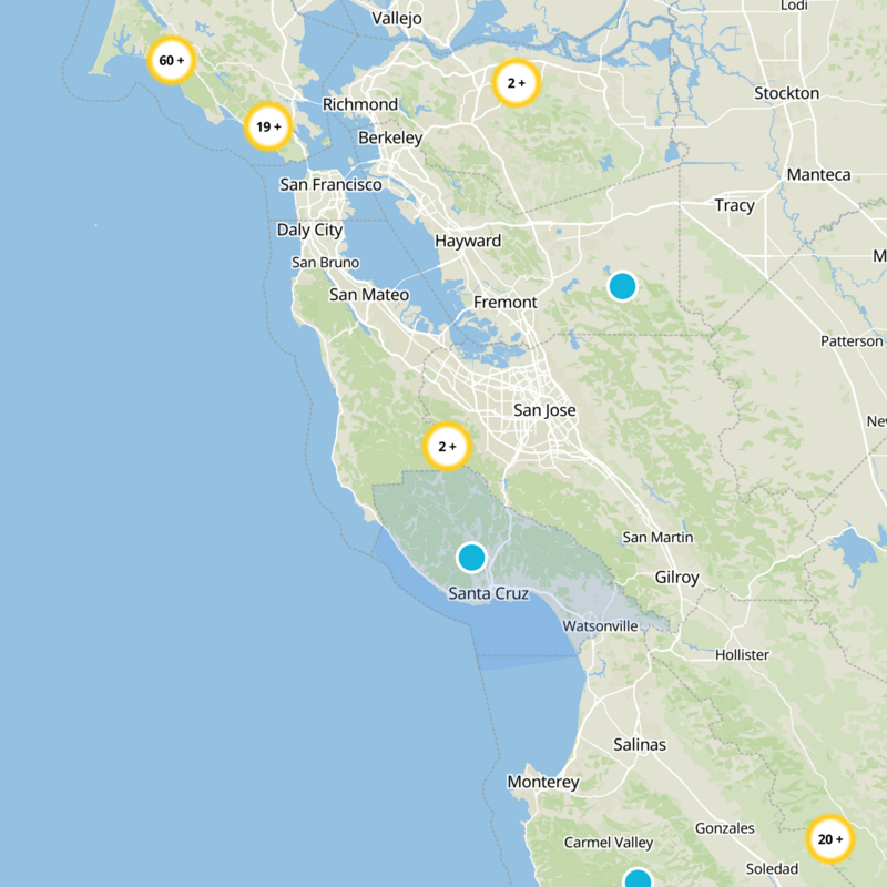 Santa Cruz County Static Map