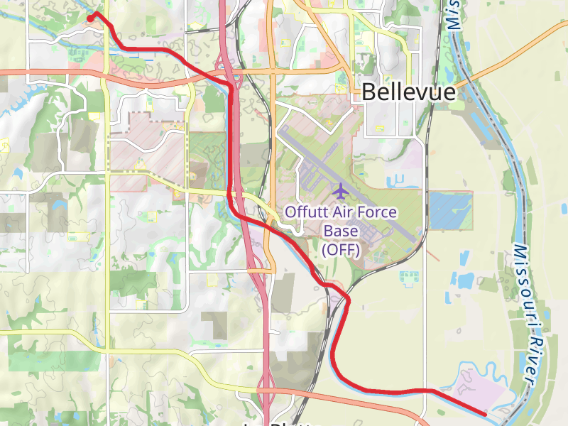 Bellevue Trail via Keystone Trail