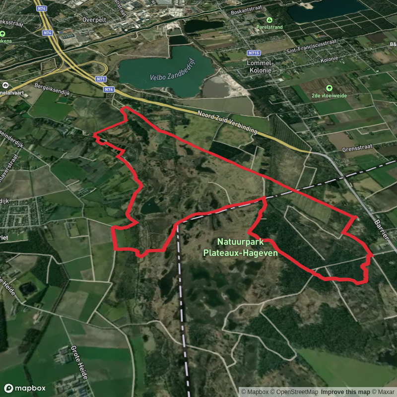 Provincievijver via Hagevenpad