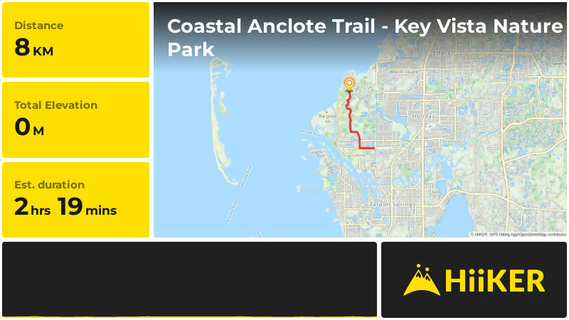 Coastal Anclote Trail - Key Vista Nature Park | Pasco County | Florida