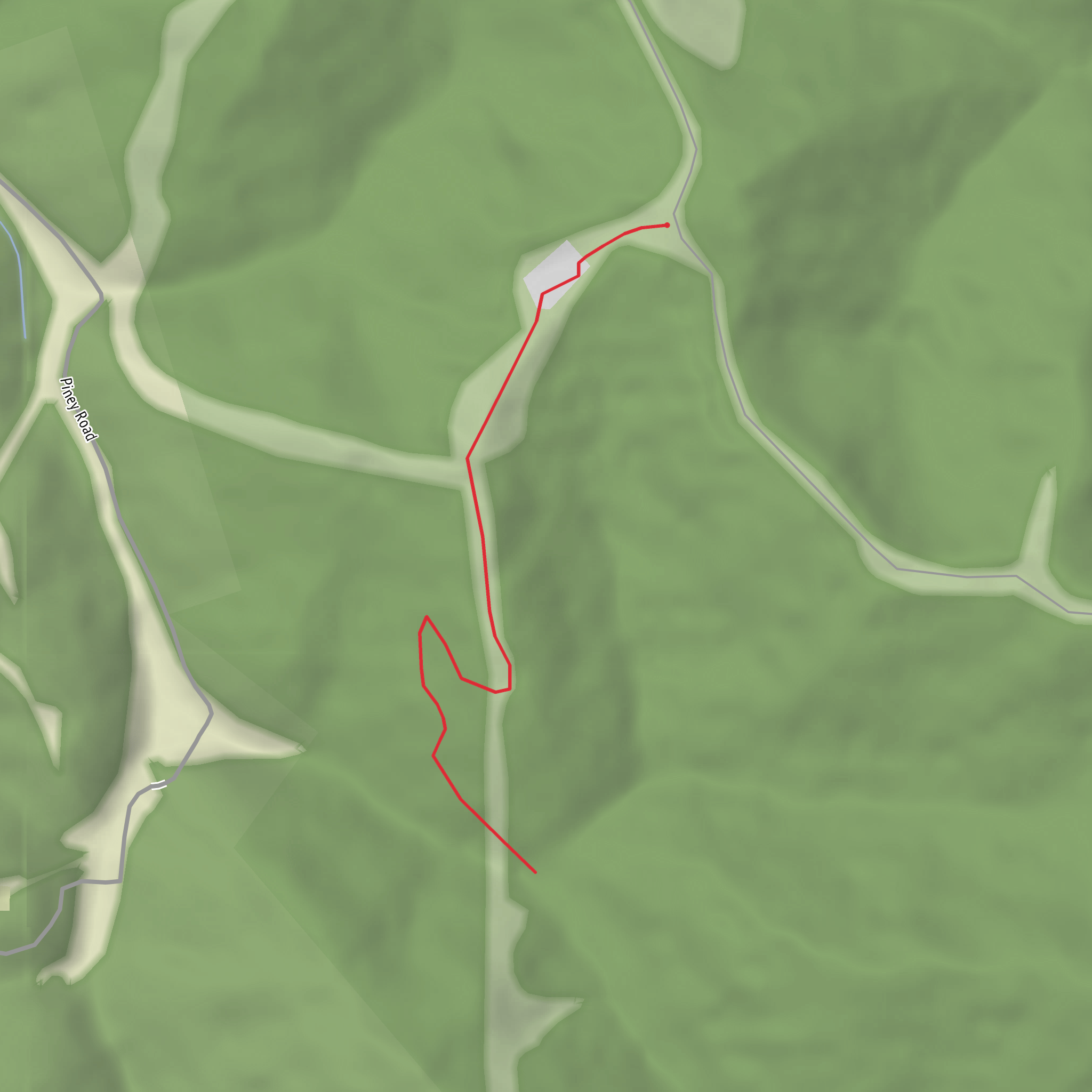 Locust Ridge Trail mobile static map