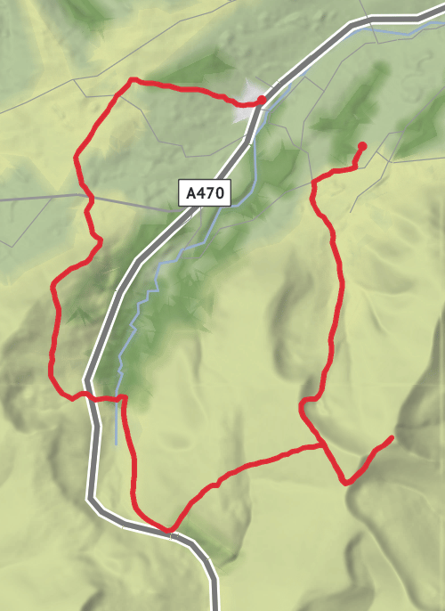 Bannau Brycheiniog National Park - Jun 20 mobile static map